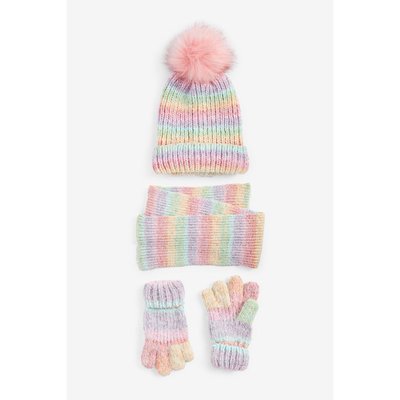 Écharpe, gants et bonnet, ensemble NEXT