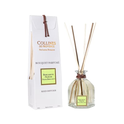 Diffuseur de parfum BERGAMOTE FRAÎCHE COLLINES DE PROVENCE