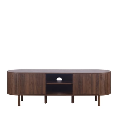 Meuble TV 2 portes en bois L 160 cm- ALMA DRAWER
