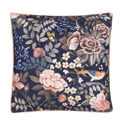Taie d'oreiller imprimée en satin de coton, PORCELAIN DE CHINE DESIGNERS GUILD