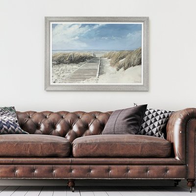 104x74cm Sea View Framed Print SO'HOME