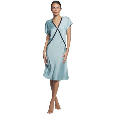 Chemise OPÉRA nuit manches courtes Satin SELMARK