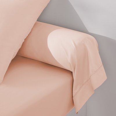 Federa per cuscino cilindrico tinta unita in satin di cotone, Opale LA REDOUTE INTERIEURS