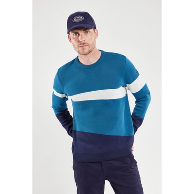 Pull jacquard en laine et acrylique ARMOR-LUX