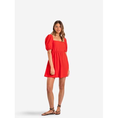 Robe courte avec attaches dans le dos THE-ARE