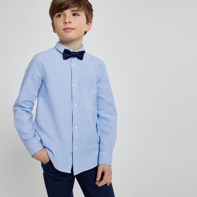 Chemise avec noeud papillon amovible LA REDOUTE COLLECTIONS