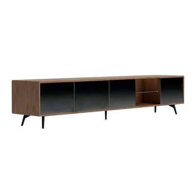 Meuble TV en bois et verre miroir ANGEL CERDA