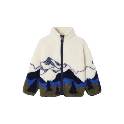 Veste sherpa manches longues zippée VERTBAUDET