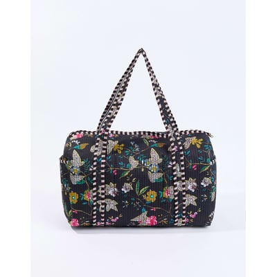 Sac week-end coton imprimé DUFFLE LA FIANCÉE