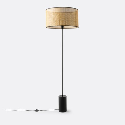 Vloerlamp in metaal en rotan, Cara LA REDOUTE INTERIEURS
