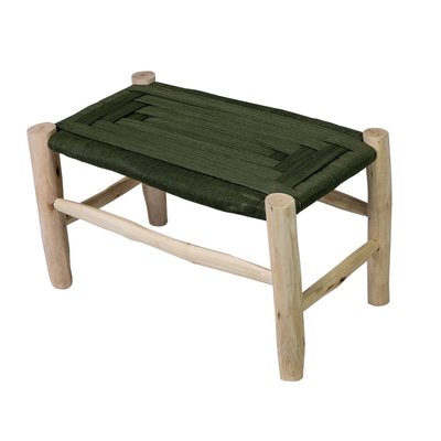 Grand banc en bois et corde  ROUCOU HYDILE