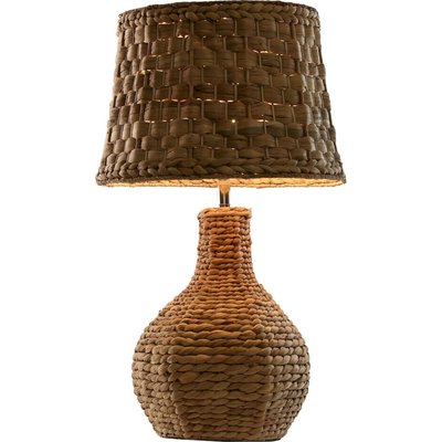 Lampe de table design fibre naturelle esprit balinais chaleureux RECOLLECTION