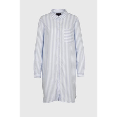 Robe chemise rayée en coton et lin ARMOR-LUX