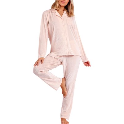 Pyjama velours tenue pantalon chemise SÉRIES Stripes ADMAS