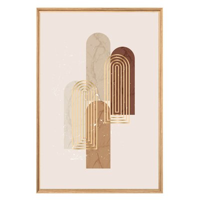 Tableau Mural Encadré Filet Or ABSTRAIT CEANOTHE