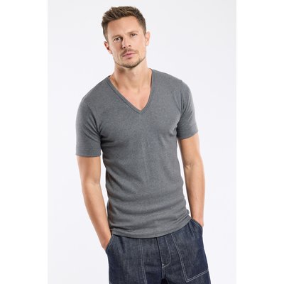 T-shirt col V en coton ARMOR-LUX