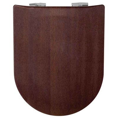 Abattant wood slim déclipsable en bois foncé HOME MAISON