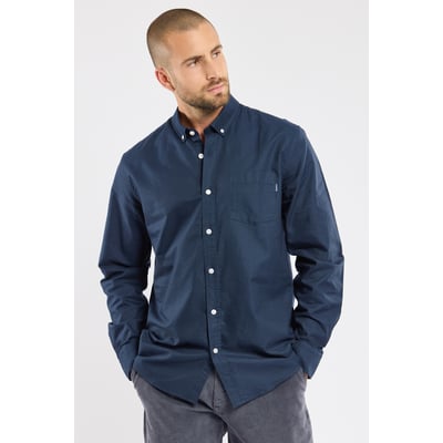 Chemise unie en coton EQUIPAGE BERMUDES