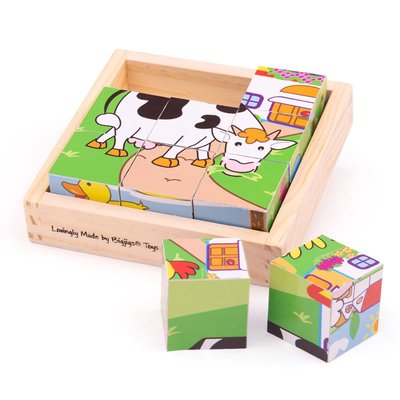 Puzzle cube Animaux BIGJIGS