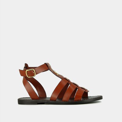 Sandales spartiates en cuir Wan JONAK