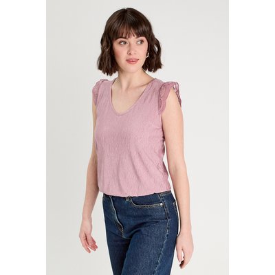 Blouse sans manches plissée CACHE CACHE