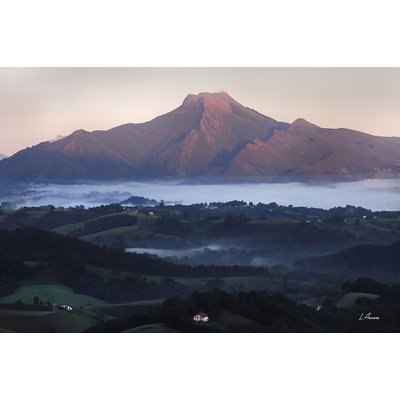 Tableau region basque la rhune HEXOA