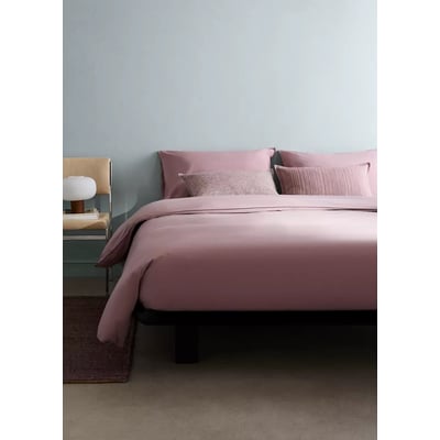 Housse de couette double surpiqûre 300 fils coton lit 150/160 cm MANGO HOME