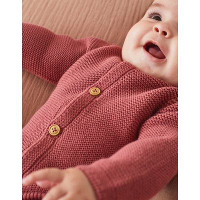 Cardigan en tricot, lie de vin NOUKIE'S