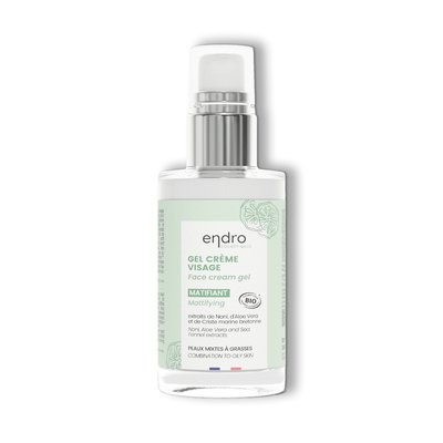 Gel crème visage matifiant ENDRO