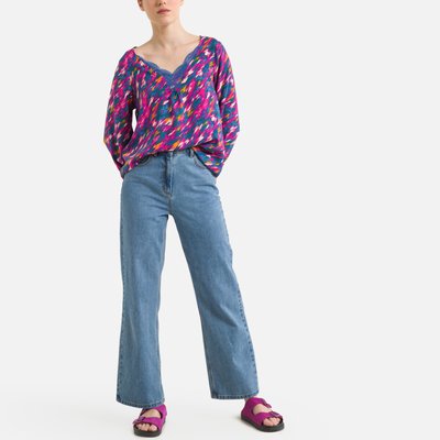 Blouse imprimée, col V VILA