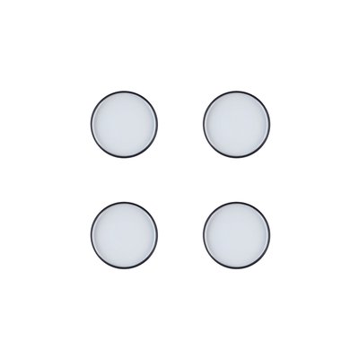 Lot de 4 assiettes à pain en grès, GOURMET BJORN
