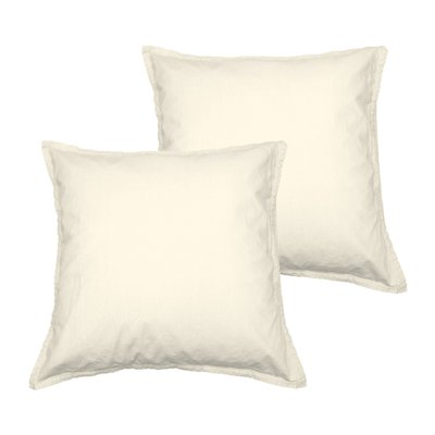 Lot de 2 taies d'oreiller en coton STUDIO SENSEI MAISON