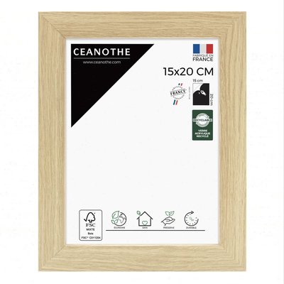 Cadre Photo Design 15x20 Cm Marron Bois Reconstitué Fsc ETERNEL CEANOTHE
