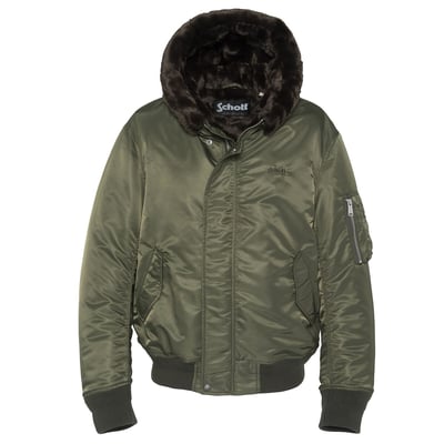 Bomber unisex con cappuccio, AIVEWOOD SCHOTT