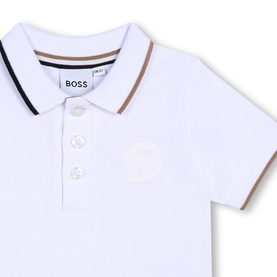 Polo à rayures BOSS KIDSWEAR