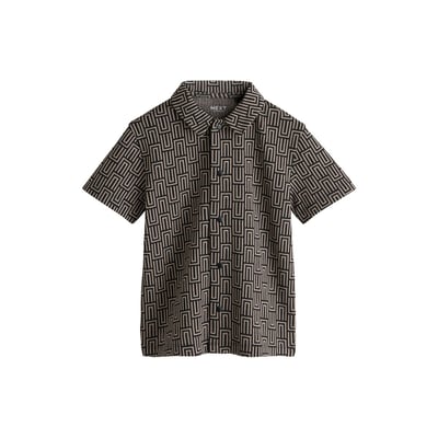 Chemise jersey manches courtes géométrique NEXT