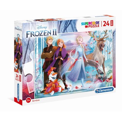 24 pièces maxi - la reine des neiges CLEMENTONI