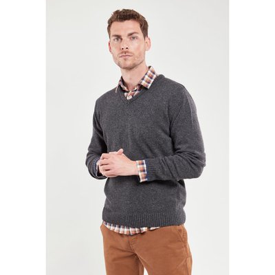 Pull col V en laine BERAC GUY DE BERAC