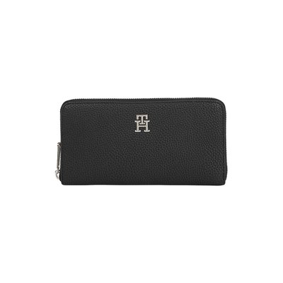 Portefeuille zippé rectangulaire TH EMBLEM LARGE TOMMY HILFIGER