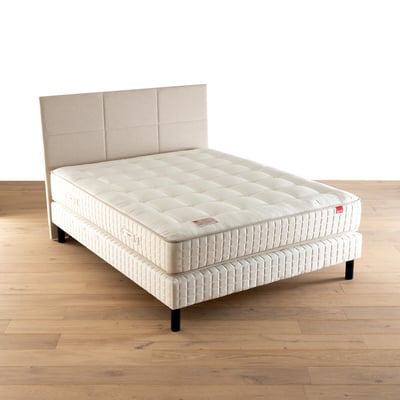 Ensemble matelas ressorts le Suprême + sommier EPEDA