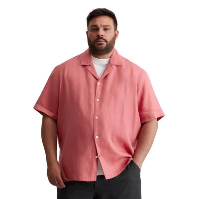 Chemise à manches courtes regular en pur lin MARC O'POLO