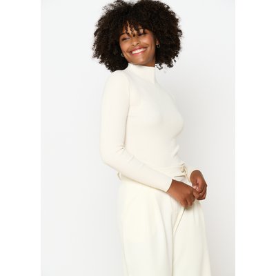 Pull en maille côtelée avec col montant LOLALIZA