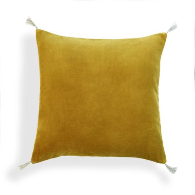 Housse de coussin velours de coton DANUBE FEBRONIE