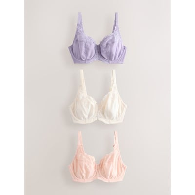 Soutien-gorge dentelle, lot de 3 NEXT
