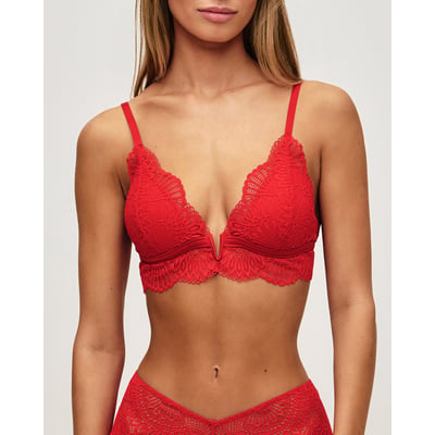 Soutien-gorge triangle push-up en dentelle florale HEARTGIRLIZ UNDIZ