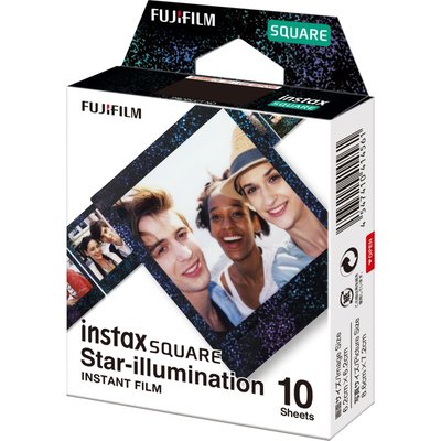 Papier photo instantané Instax Square Star Illumination (x10) FUJIFILM