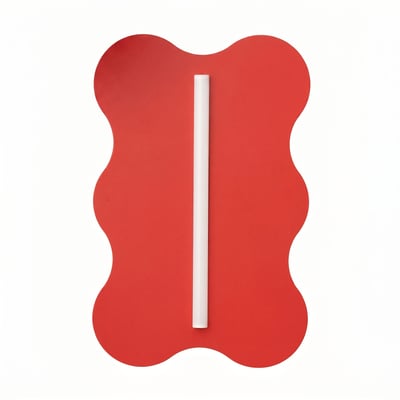 Applique murale Acier Rouge S14d 1 Klover EDEN