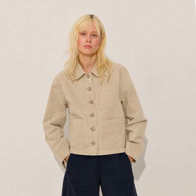 Veste workwear droite manches longues en coton PARKER BENSIMON