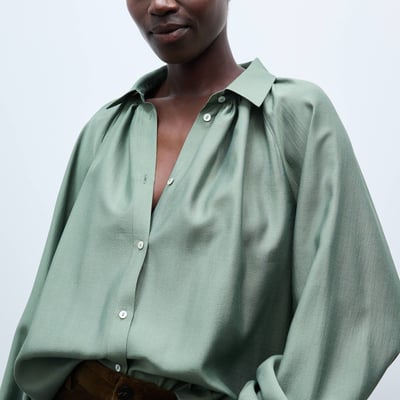 Chemise manches longues unie MONOPRIX