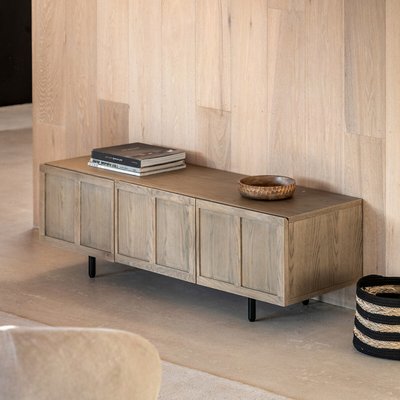 Pasco Panelled Oak TV Unit SO'HOME